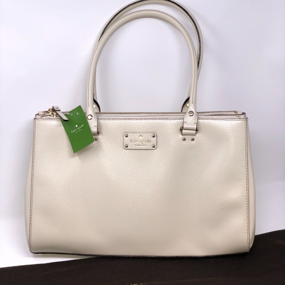 [Kate Spade] Martine Wellesley Cream Leather Bag - Picture 2 of 8